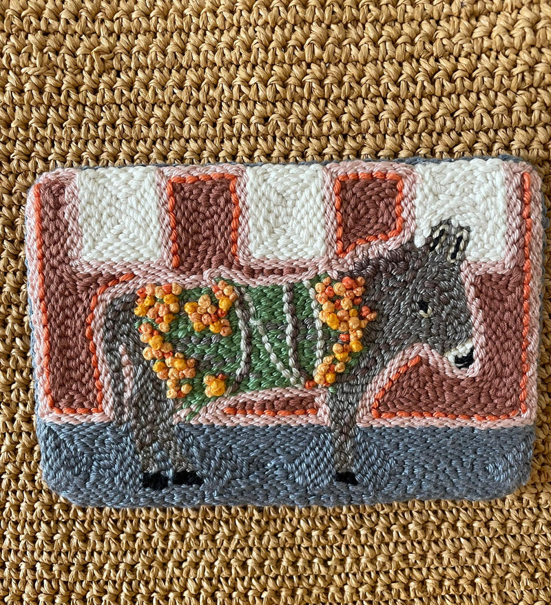 Donkey Punch Embroidered Bag