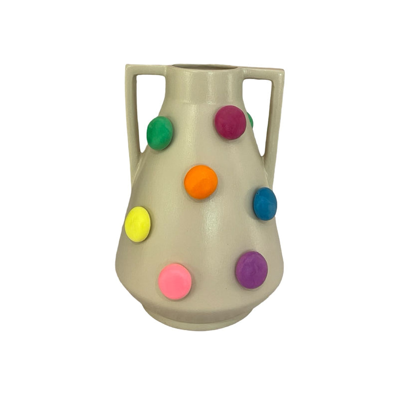 Colorful Dot Vase