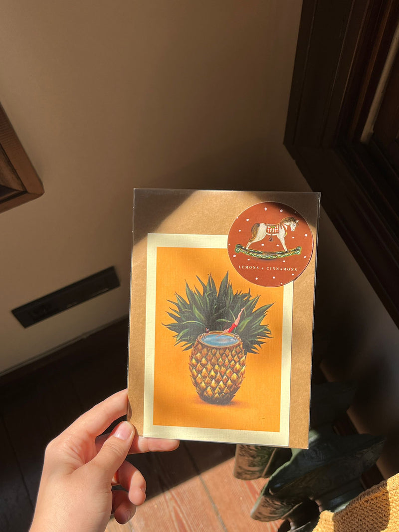 Pineapple Postcard