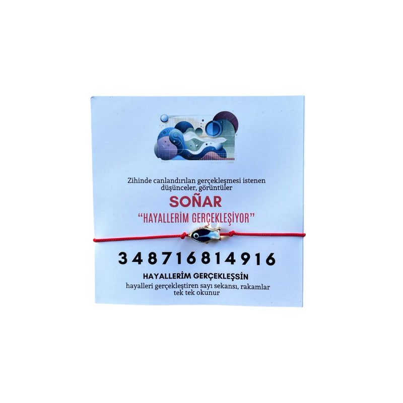 Make Your Dreams Come True: Sonar Dream-Making Number Sequence Bracelet and Magnet