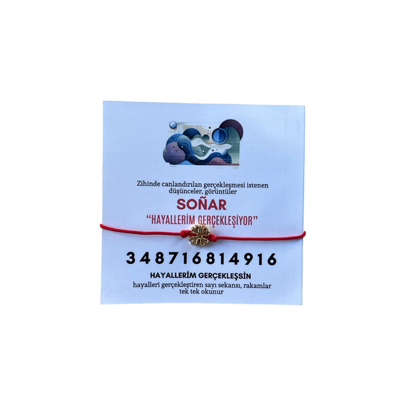 Make Your Dreams Come True: Sonar Dream-Making Number Sequence Bracelet and Magnet