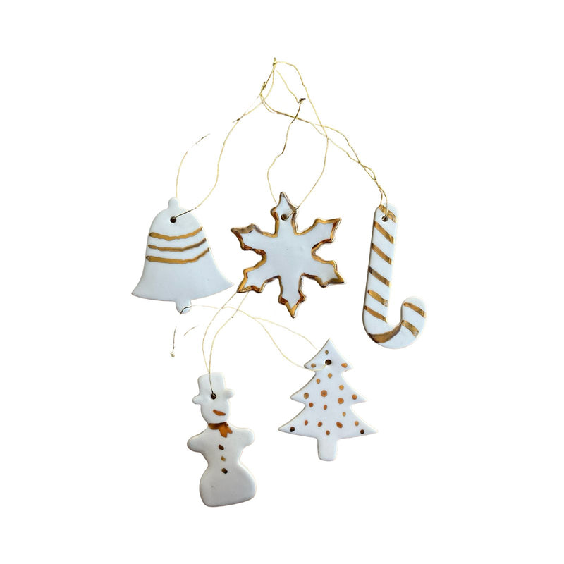 Christmas Tree Ornament Set of 5