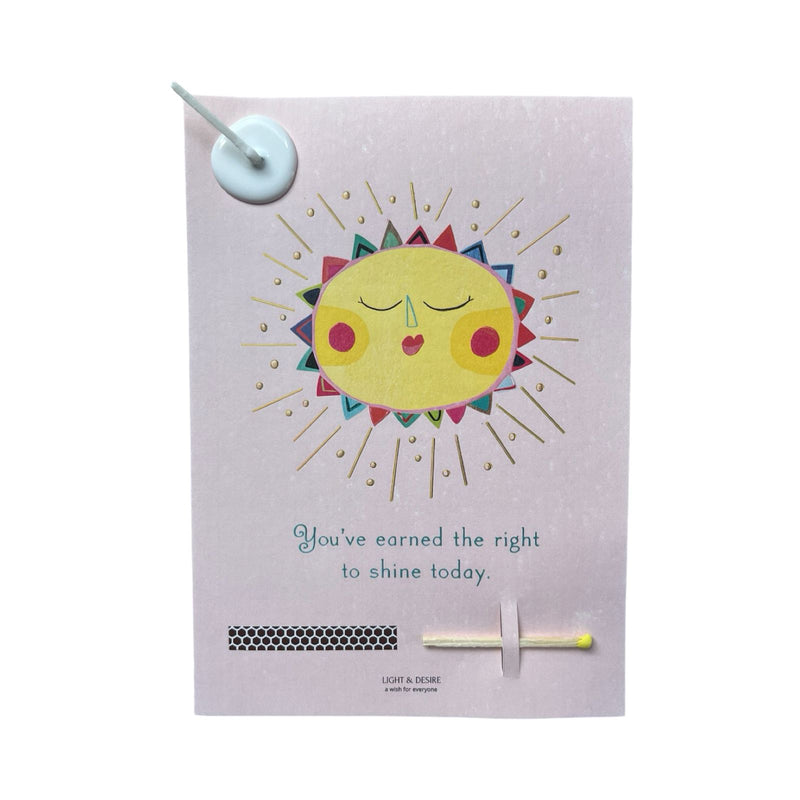 "Shine Today" Wish Card