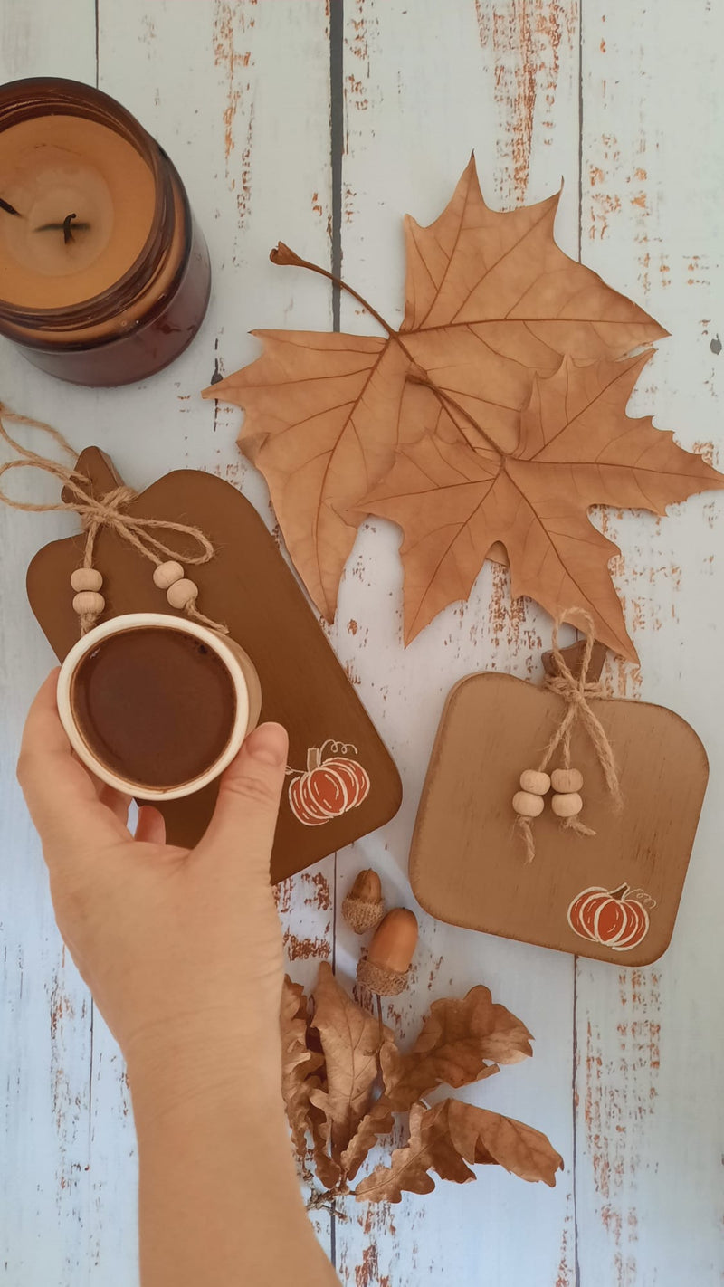 Rectangular Pumpkin Presentation & Decor