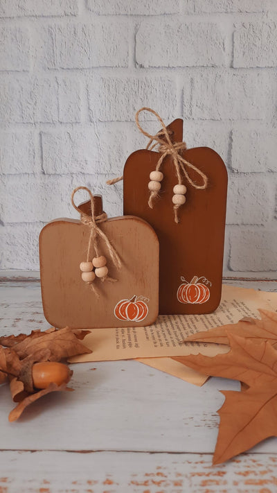 Rectangular Pumpkin Presentation & Decor