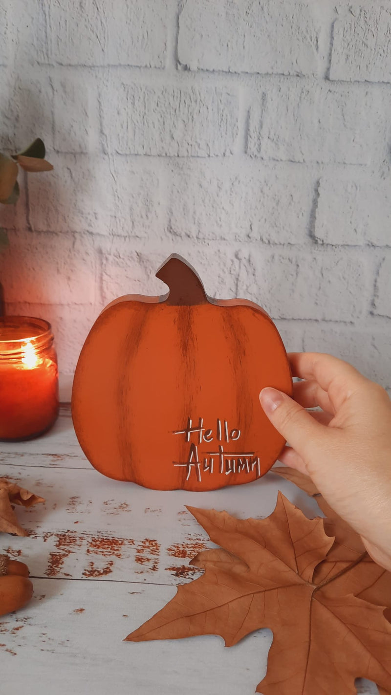 Chubby Pumpkin Presentation & Decor