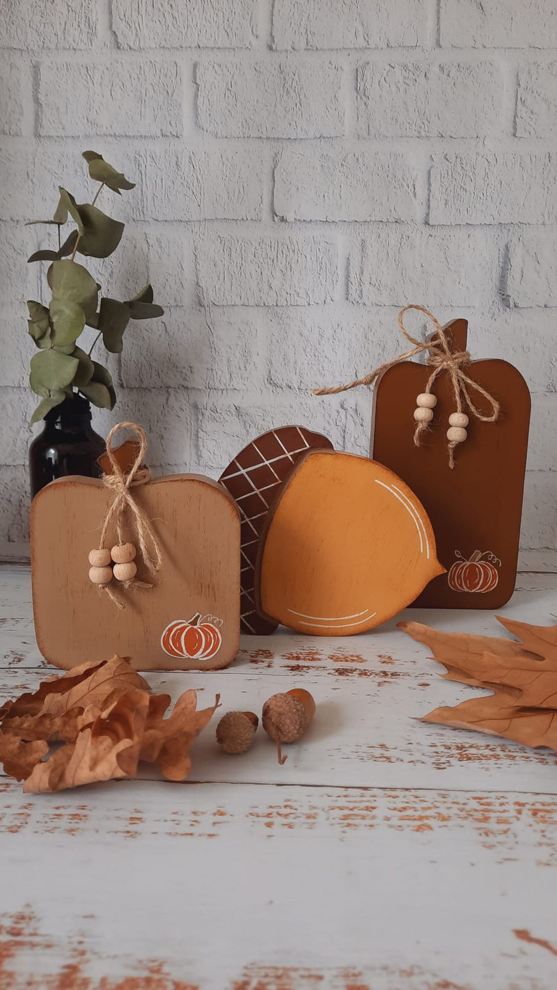 Rectangular Pumpkin Presentation & Decor