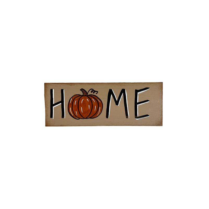 Pumpkin Home Sign Decor