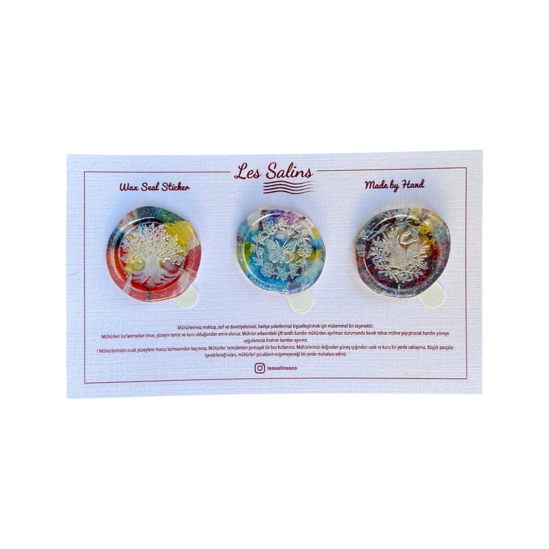 Wax Seal Sticker - Abstract