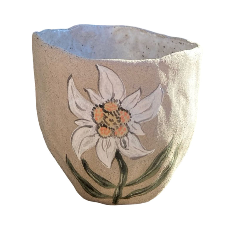 Flower Big Ceramic Cup