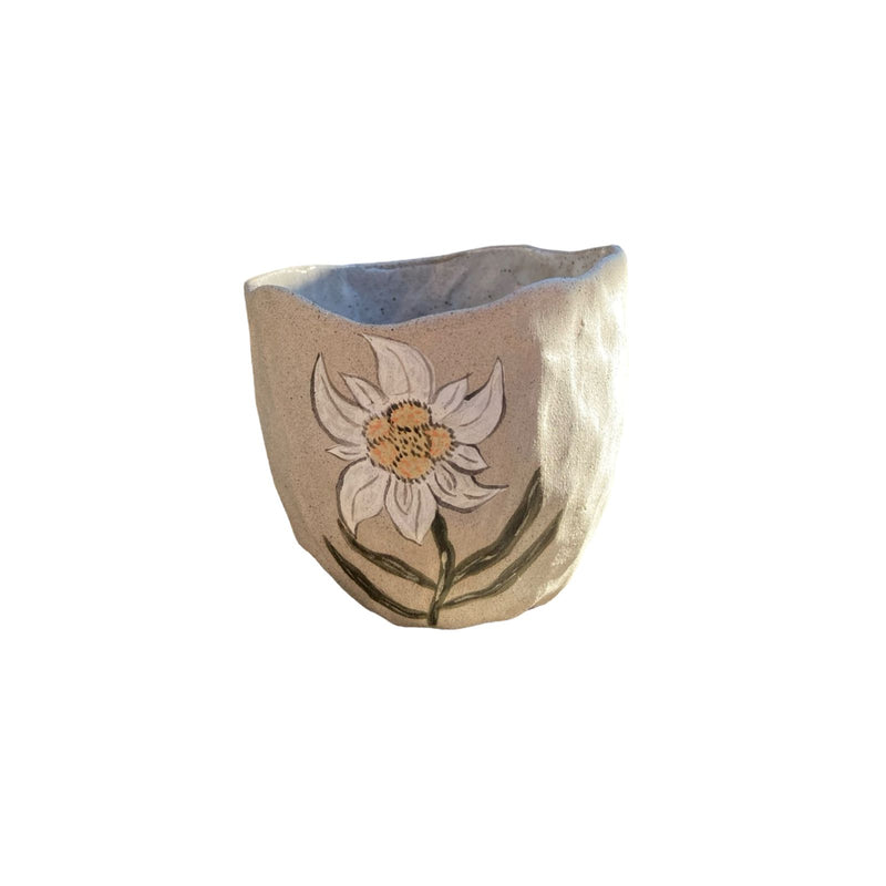 Flower Double Espresso Ceramic Cup