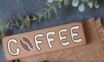 Coffee Sign Decor