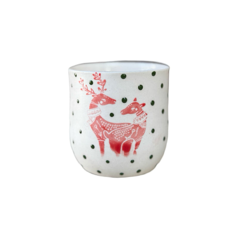 Christmas Deer Espresso Cup