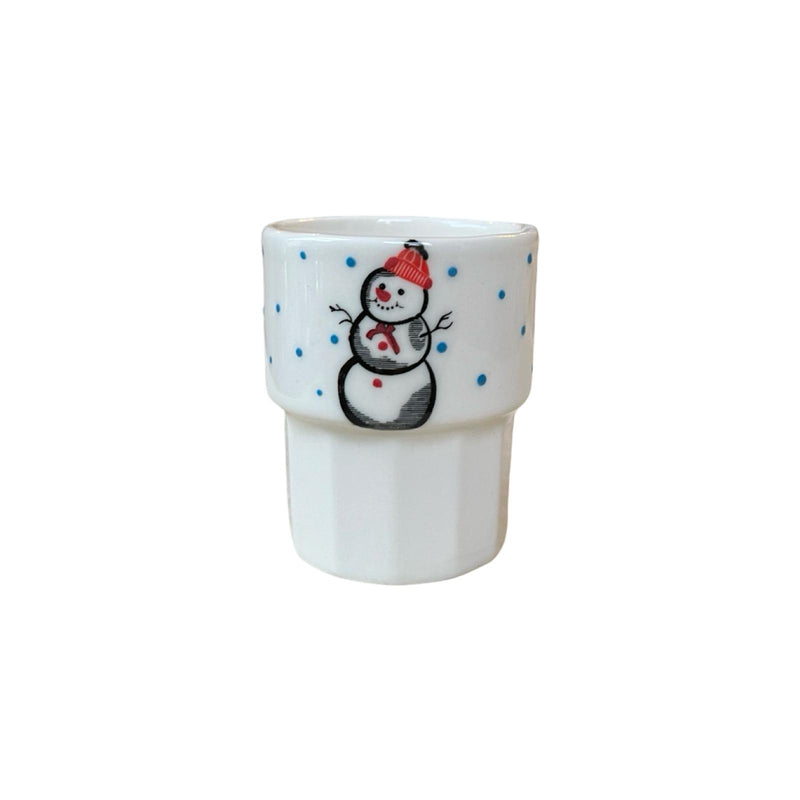 Christmas Snowman Espresso Cup