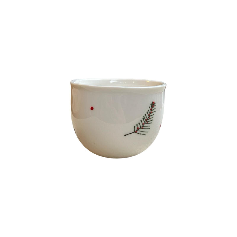 Christmas Kokina Coffee Cup /  Snack Bowl