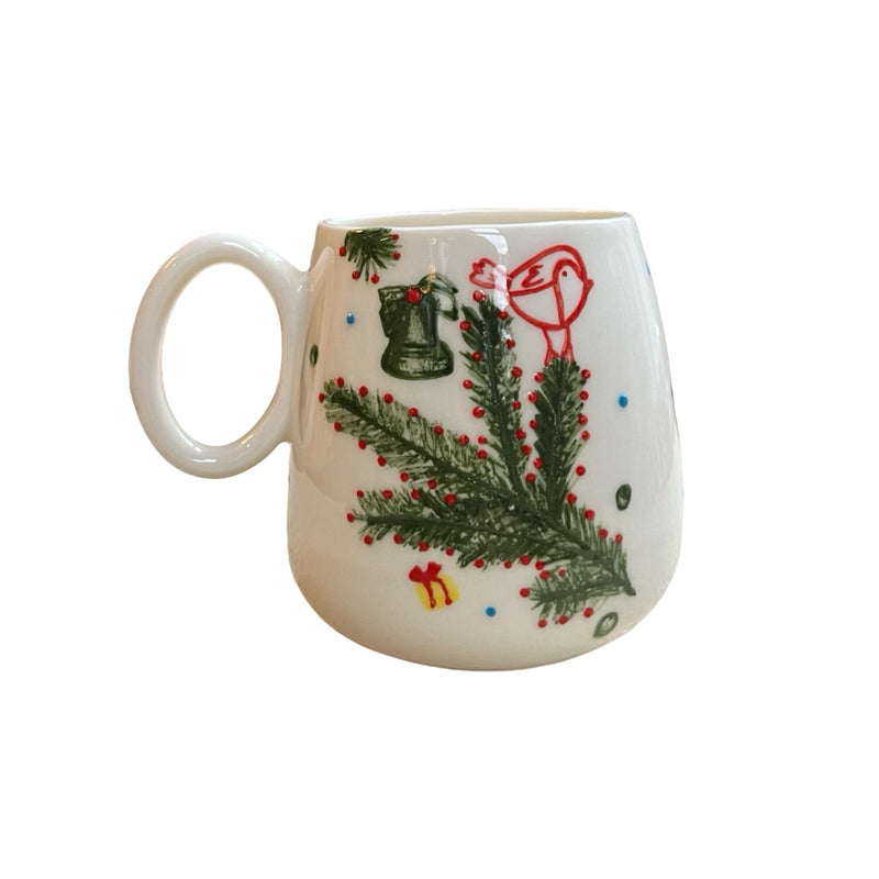 Christmas Tree Patterned Winter Mug