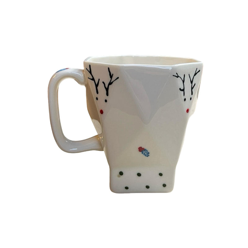 Christmas Deer and Coquina Flower Mug