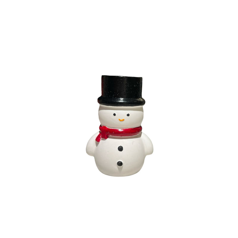 Christmas Mini Snowman Candle Holder