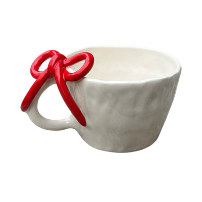 Red Ribbon Mug