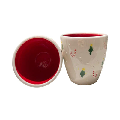 Pine Tree Candy Cane Cup