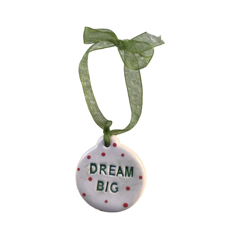 Noel Motto Pine Tree Ornament