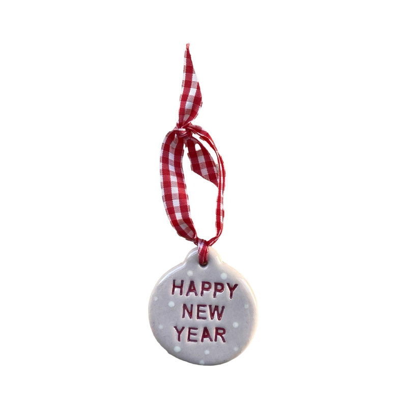 Noel Motto Pine Tree Ornament