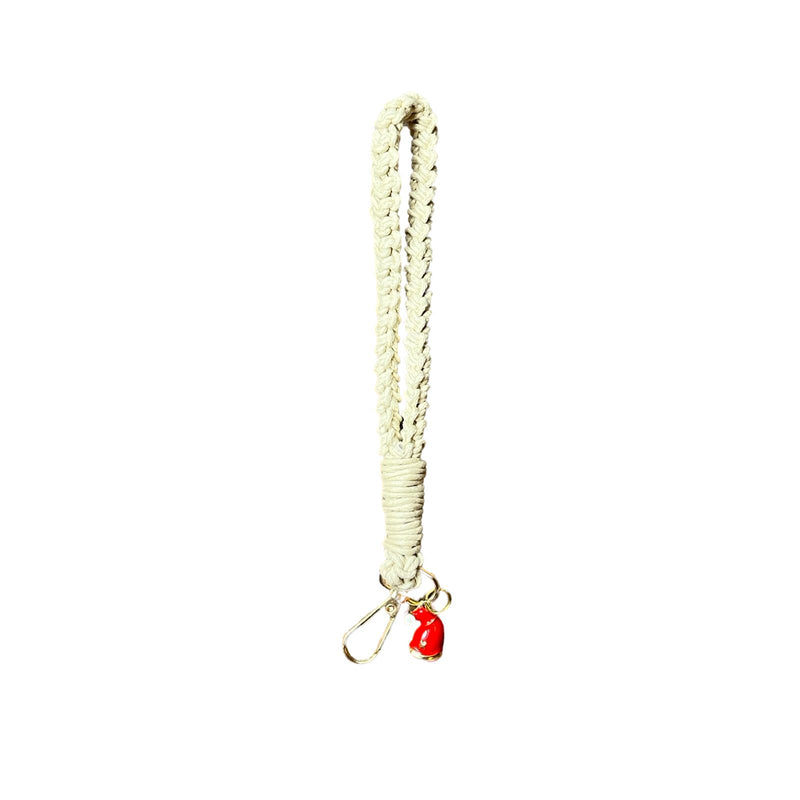 Knitted Keychain Beige