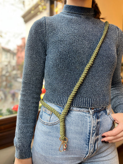 Knitted Strap - Khaki