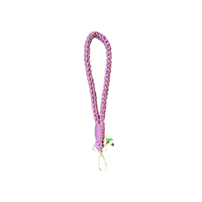 Knitted Keychain Purple