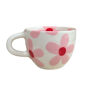 Pink Flower Mug