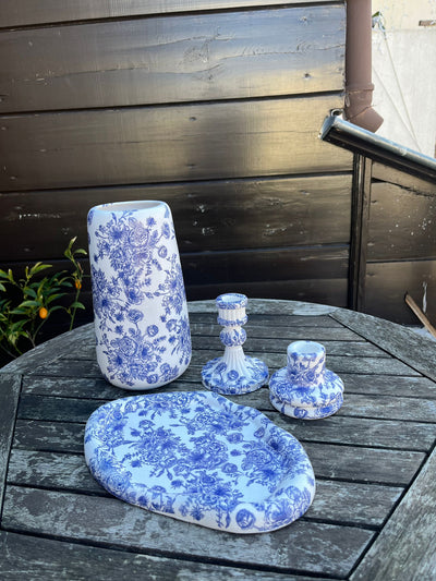 Blue Flower Vase