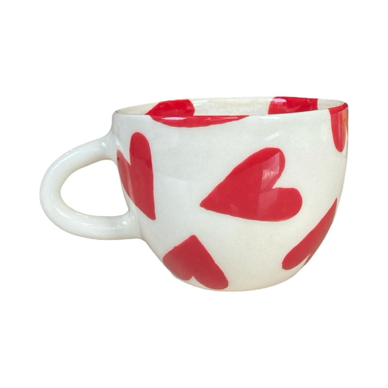 Red Hearts Mug