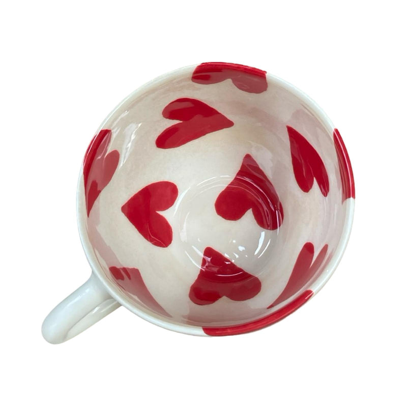 Red Hearts Mug