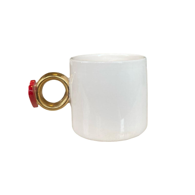 Heart Ring Handle Mug