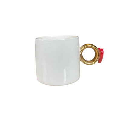 Heart Ring Handle Mug