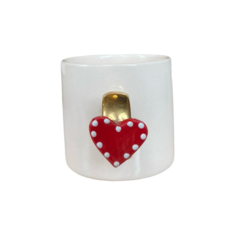 Heart Ring Handle Mug