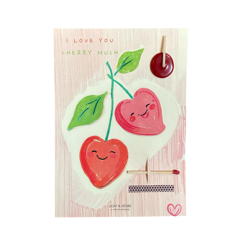 “I love you cherry much” Wish Card