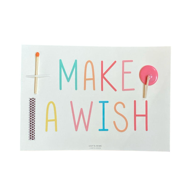 "Make a wish" Wish Card