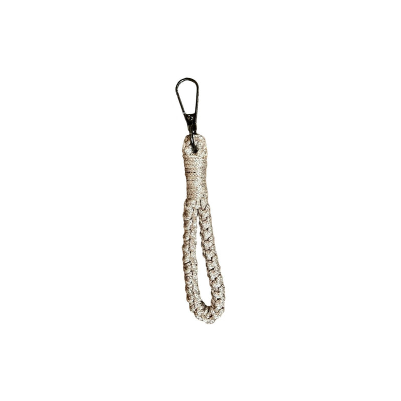 Knitted Keychain Pearlescent Beige