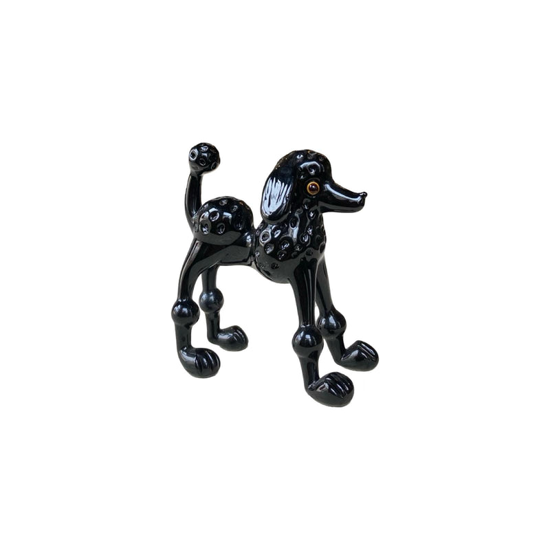 Poodle Ornamental Dog Glass Figurine