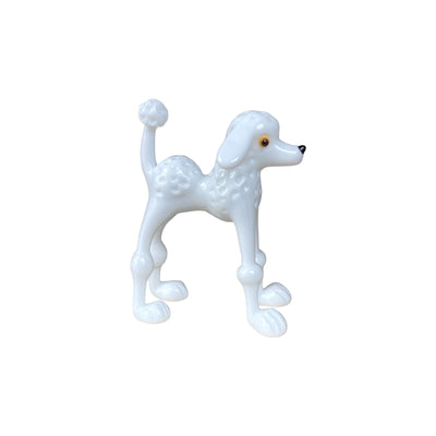 Poodle Ornamental Dog Glass Figurine