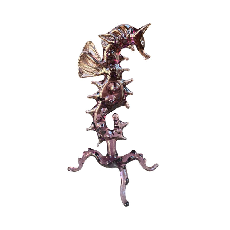 Pink Seahorse Handmade Murano Glass Figurine