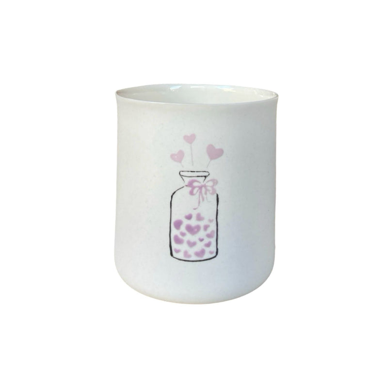 Heart Vase Straight Cup