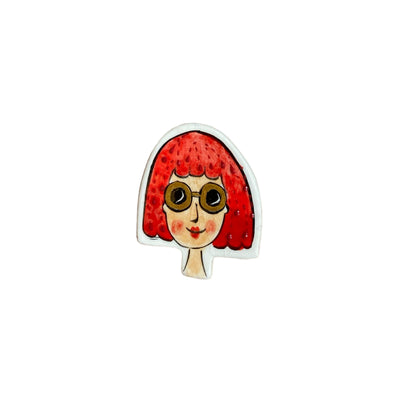 Woman Brooch