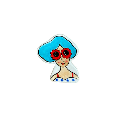 Woman Brooch