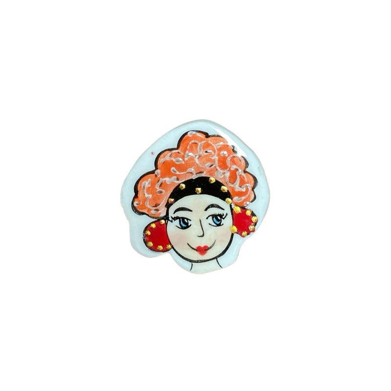 Woman Brooch