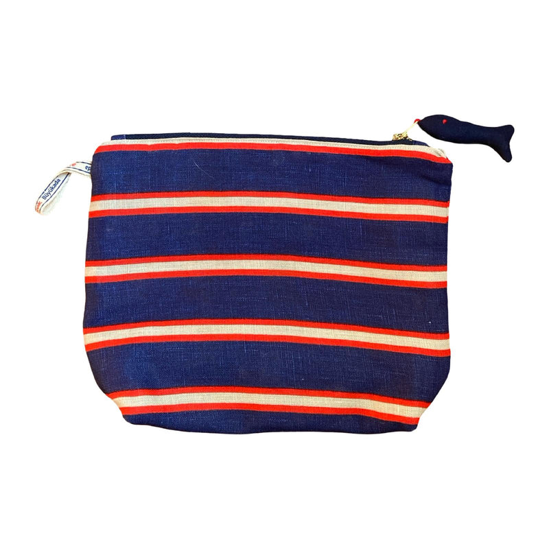 Makeup Bag with Fish Keychain