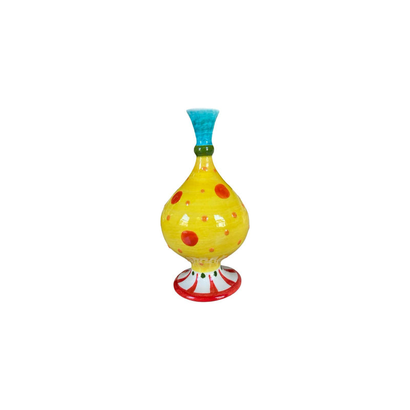 Sarı Tabanlı Mini Vazo 