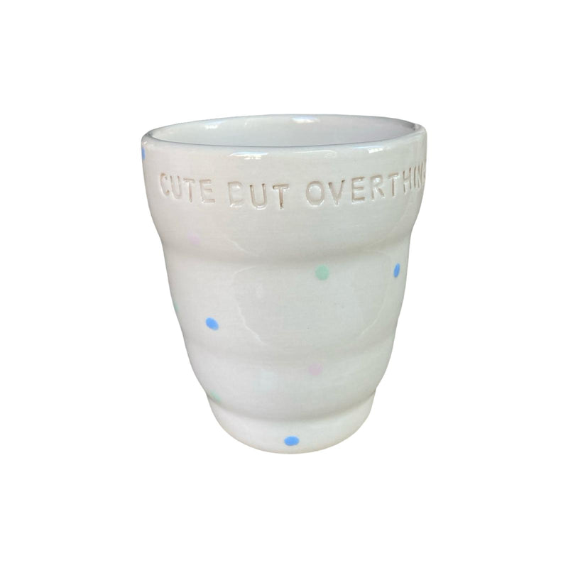 Cute But Overthinker Bubble Long Cup
