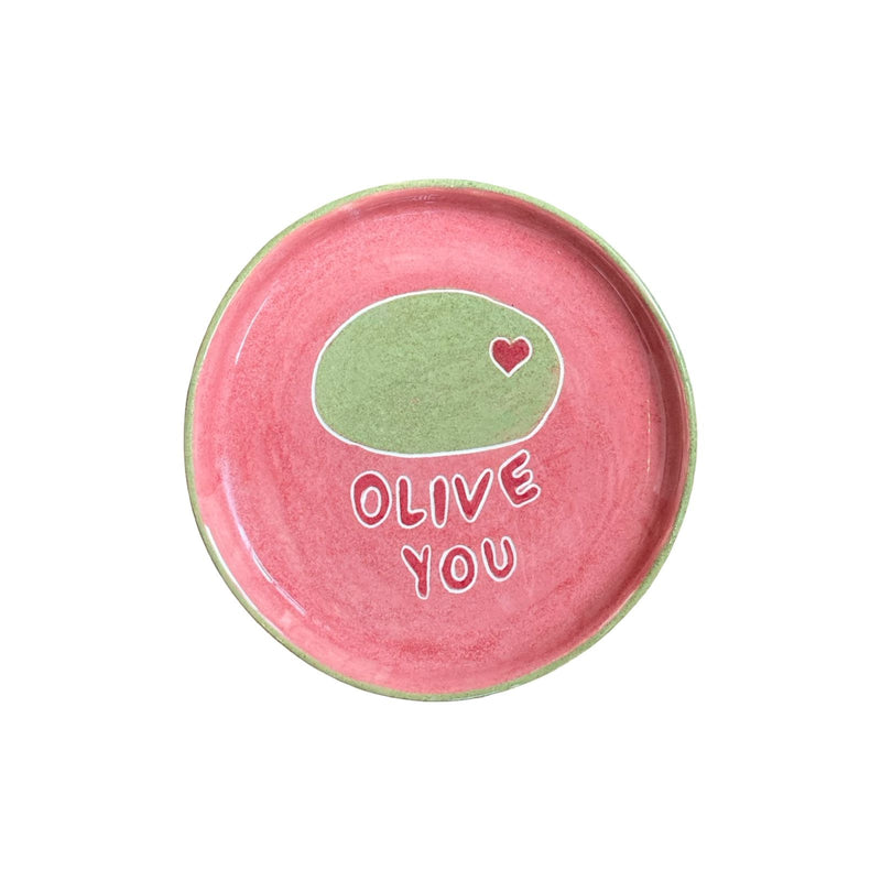 Olive You Seramik Tabak